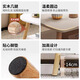 Fengxing Tianxia Living Room Small Tea Table Simple Modern Small Household Tea Table Simple Bedroom Rental House Multifunctional Small Side Table Recommended Double-Arc Model 80 Warm White