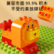 Mengqidian Big Grain 298 Assemblage des blocs de construction Toys pour enfants 3-6 ans Cadeaux d'anniversaire garçons et filles décoration de maison tridimensionnelle