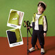 ASK JUNIOR children's boys' sports suit autumn sports children's hooded jacket jacket + pants two-piece set green 100