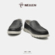 MELLEN high-end brand Doudou shoes men's new first-layer cowhide business casual leather shoes one-leg professional suit men's shoes black 41