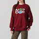 Nike (NIKE) women's clothing, spring new plush sweatshirt, fashionable logo, warm, comfortable and trendy inner wear casual pullover, HV8462-677/Word/Snake New Year's model S