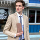 Elle Homme Herren Brieftasche Lange Top-Schicht Cowide Multi-Card Retro 2-fach Ticketclip 0312 Brown Vatertagsgeschenk