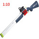 
Bonath shell casting double tube soft bullet shotgun children boy toy simulation trolley short double tube shell MZ686 boy blue gray top 80 soft bullet 16 shell target lens