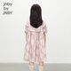 Jnby by JNBY Jiangnan Buyi Kinderbekleidung Baumwolle bedrucktes Kurzarmkleid lässig und bequem Sommer Mädchen und Kinder 1O4G13940 690/Sonstiges Puder 100 cm