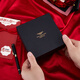 
FALAMAONE brand men's wallet light luxury short wallet leather wallet card bag birthday gift for boyfriend husband dad QB207-1 [counter gift box] business style