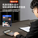 Deli-Taschenrechner Live Voice mit Sprachstore Office Computer Machine Großgröße großer Button großer Bildschirm Silbergrau (große Größe) Live Voice Music Alarm-1555