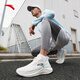 ANTA lightweight running shoes for men, shock-absorbing mesh, breathable and wear-resistant sports shoes, soft soles, comfortable jogging shoes, running shoes