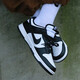Nike (NIKE) Zapatos para hombre Dunk Low SB Zapatos deportivos informales de caña baja Zapatos de skate ligeros, resistentes al desgaste, transpirables y de caña baja DD1391-100 Panda blanco y negro 40.5