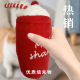 UTTK burger chicken leg sound pet toy dog ​​toy Teddy Bichon Schnauzer sound simulation toy hamburger hot dog fries pizza coke cup-randomly sent