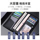 Golf GOLF men's wallet multi-card slot long wallet men's retro print 11 card slot card holder casual large-capacity wallet horizontal ticket holder business wallet 5V768385J black