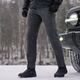 Longya Second Generation Longya Yinlie Warm Soft Shell Pants Slim Pants Winter Plush Thickened Coldproof Outdoor Casual Straight Pants Extreme Night Black (Yin Zhi Lie Feng Straight Version) 33 170/86B 151-165Jin Jin is equal to 0.5 kg