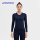 Decathlon Yoga Wear Fitness Wear Women's Autumn and Winter High-Level Slim Sports Top Running Pilates Long Sleeve 5278275