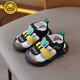 G.duck小黄鸭亮灯男宝宝鞋子0-1岁3防滑软底婴儿学步鞋包头凉鞋夏季男童 白色718小熊亮灯凉鞋 19 (内长14CM)
