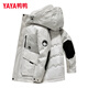Duck duck Wang Yibo same style down jacket for men and women 2025 new winter thickened hooded work jacket trendy top