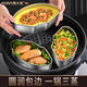 Shandahuang (SHDO) German 316 stainless steel fan-shaped steaming box household steaming bowl steaming plate with lid steaming rice box steamer basket steaming vegetable bowl artifact Cologne 316L medium-sized lidded 3 pieces 16.4cm