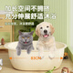 Zhongda Pet Cute Bathtub Thick Plastic Bath Long Basin Dog Bathtub Golden Retriever Bathtub Heightened Extra Large Cream Color Large Applicable With Drainage