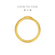 Chow Tai Fook's birth year is the snake year, the zodiac snake bone ring, the pattern snake gold ring for women (labor cost 520) EOF1347 No. 13, pure gold, about 5.00g