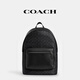 COACH/Coach Officially Authorized Men's Simple Casual Backpack Valentine's Day Gift Valentine's Day Gift Black Gray CV925QBMI5