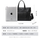 Golf (GOLF) briefcase men's business first-layer leather handbag large-capacity computer bag fashionable horizontal shoulder crossbody bag