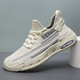 Pudi large-size men's shoes for spring and summer new mesh breathable casual sports shoes for men's trendy anti-slip shock-absorbing running shoes FH-Donghong-JYX-9227 black 46