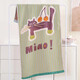 80*160 cm gauze bath towel, pure cotton, thickened and enlarged, beach sports wrap, travel nap blanket, Bear 80*160