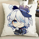 Chuangjingyi Select Funina Pillow Peripheral Pillow Original God Water God Funina God of Justice Doll Doll Second Dimension Birthday 1 45x45cm _Skin-Friendly Baby Velvet