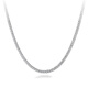 Guanpu Pavilion Fat Donglai's same style pt950 platinum chain PT950 necklace women's platinum clavicle Chopin chain single nude gift to girlfriend's birthday 1.5MM platinum Chopin chain 40cm