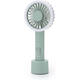 TOFFY Japan direct mail portable handheld fan hands-free USB rechargeable multi-speed air volume adjustment mini wireless fan with LED light FN02 (light green)
