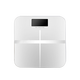 Bai Qixin body fat scale electronic scale weight scale all-in-one scale weighing home health scale weight loss Mother's Day gift weight scale body fat scale for boys and girls USB rechargeable weight scale weight scale silver gray