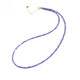 Chinese Valentine's Day gift 520 Valentine's Day gift Goddess' Day gift Tanzanite necklace for women new light luxury small bead diameter about 2mm - chain length about 38+5cm extension chain