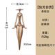 Bai Decoration Modern Sculpture Ornament Creative Abstract Figure Art Entrance Living Room TV Cabinet Decoration Du Fang Zi Appreciation (Champagne Gold 70cm)