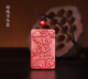 Saint Fuxi Cinnabar Ziwei Tao Pendant Brand Rain Gradient Year of the Year Necklace Peace Pendant Men and Women Pendant Keychain Gift Pendant Rope Style