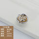 Mekeje European Style Rose Handle Ivory White Dather Cabinet Porte de porte American French Clothes Table Casse
