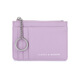 OEMG Cross Pattern Women's Coin Wallet Korean Mini Key Chain Ballet Case Múltiple Tarjeta Pack Pack Girls Birthday Blue