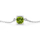 GEM STONE KING 85 points Green Peridot Bracelet Women's 925 Silver Colorful Jewelry Classic Exquisite Niche Ins Gift for Girls Birthday Gift