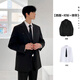 Lieyan suit suit, formal wear for male college students, full set of graduation defense casual interview suit, high school student small suit, belt + suit + shirt + trousers + tie, five pieces XL 115~130Jin Jin is equal to 0.5 kg