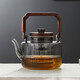 Mesni steaming integrated teapot glass tea brewing teapot steaming teapot lifting beam teapot Kung Fu tea set