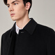 EMZ Ordos Wool Series Autumn and Winter New Men's Wool Coat Classic Lapel Mid-Length Style