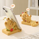 Wanjiazhen Butter Bear Mobile Phone Stand Cute and Creative Office Work Station Desktop Decoration Ornament Birthday Gift Butter Bear Stand Strawberry-Hug Style