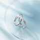Saturday Fortune (ZLF) S925 silver jewelry couple rings, men's and women's Möbius rings, live rings for girlfriends, live men's rings
