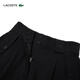 LACOSTE French Crocodile Women's Elastic Pants Waist Frilled Daily Casual Comfortable Versatile Bermuda Shorts FF3880 031/Black 34 155