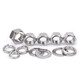 Jinchao 304/316L2205 stainless steel hexagonal nut set flat washer spring washer combination screw cap M4M5M6M8 M22 (1 set) 316L