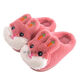 Huilunbei big children and little girls slippers winter 6-12 years old cute baby cartoon children indoor thickened warm soft bottom carrot rabbit gray slippers 30/31 size 19CM about 5-6 years old