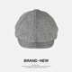 SOMUBAY hat men's spring and autumn beret middle-aged dad British retro progressive hat octagonal hat newsboy hat men's four-season hat gray one size fits 56-61CM