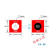 
XMSJSW-80 irreversible temperature measuring paper color change temperature sticker temperature sticker thermal sensitive temperature label SW60-8 SW-12035/piece