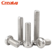 Creaby304 stainless steel cross round head screws pan head bolts screws switch socket panel machine wire M4*10 50 pieces