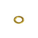 Ji Ge 18K ancient gold old gold small gold ring spacer bead spacer DIY bracelet bracelet necklace jewelry stationery accessories diameter 1.8mm hole about 1mm about 0.018 grams