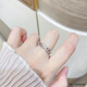 Kaibaolou Pt950 platinum couple ring women's platinum pair ring bead edge tangled pattern ring live ring for girlfriend 3.7g live