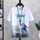 Boledi Boys 'Boys' Summer Camiseta de manga corta Summer de 12-15 años de edad de 12-15 años de algodón de algodón media manga 14 de la escuela secundaria de secundaria