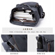 My trendy backpack men's canvas backpack casual large capacity fashionable travel bag high school student bag lightweight computer bag blue and black upgraded version